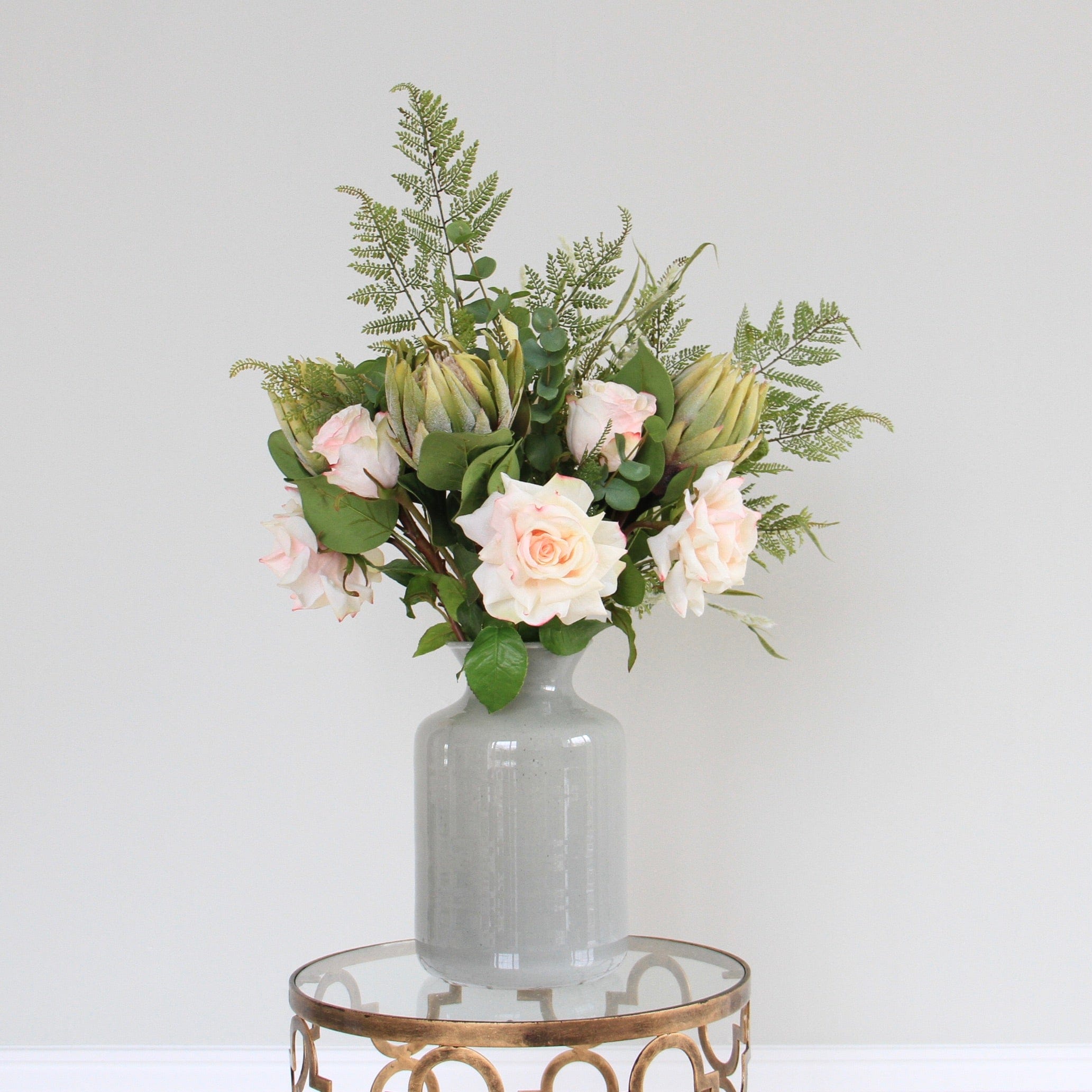 Realistic Savannah Spring Artificial Flower Arrangement by The Faux Flower Company
