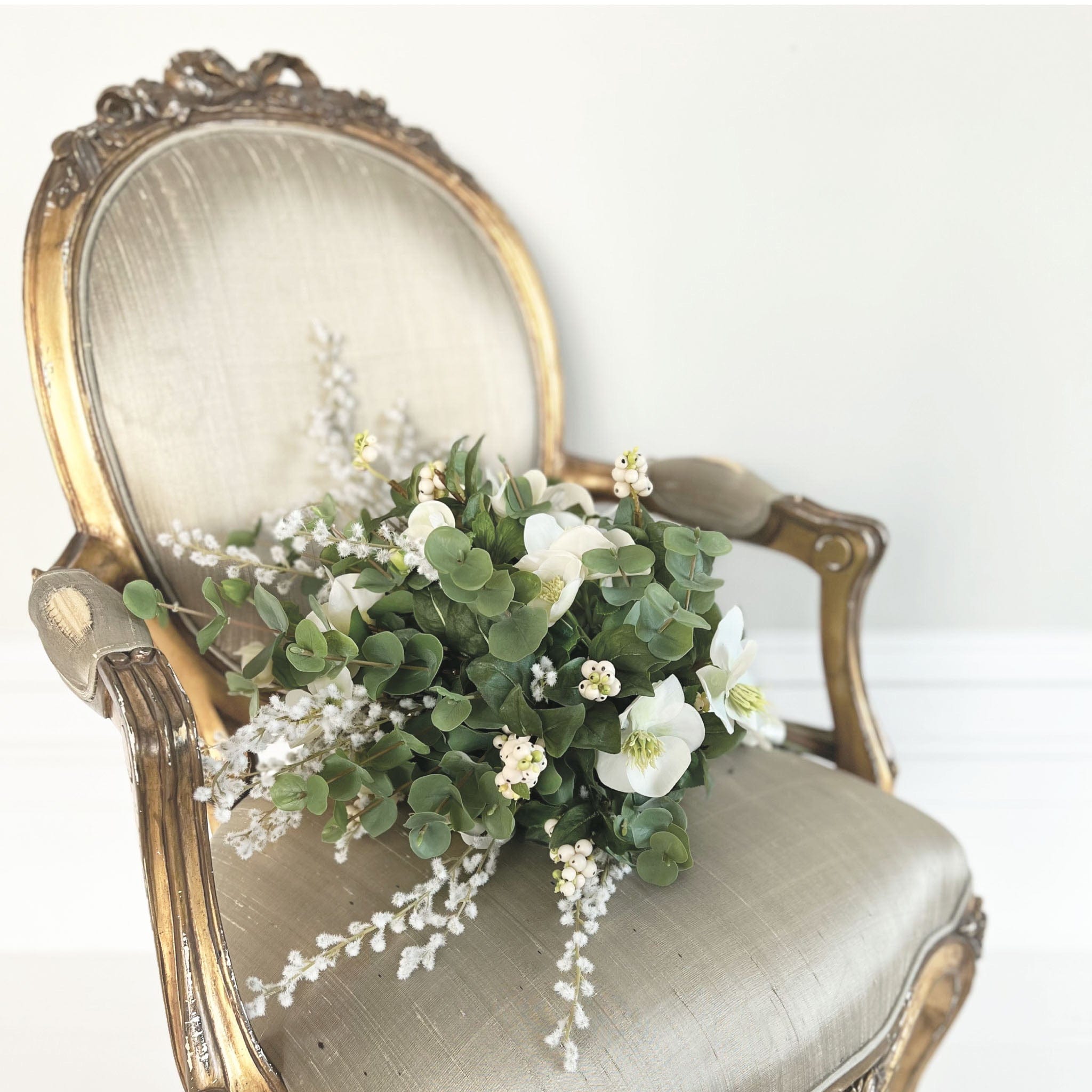 Realistic Temperley Artificial Flower Wedding Bouquet by The Faux Flower Company