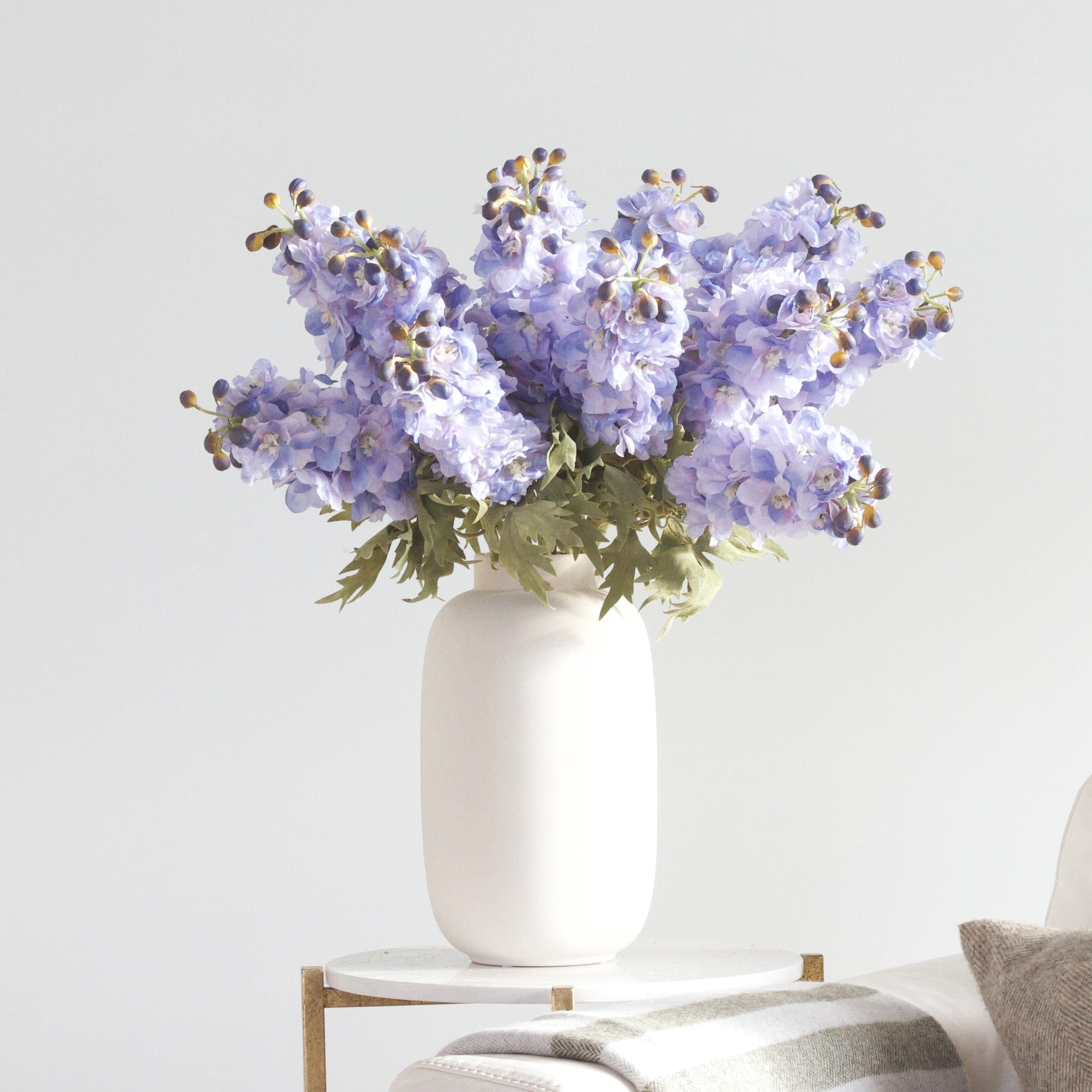 Realistic Artificial Blue Delphinium ABX2339BL by The Faux Flower Company