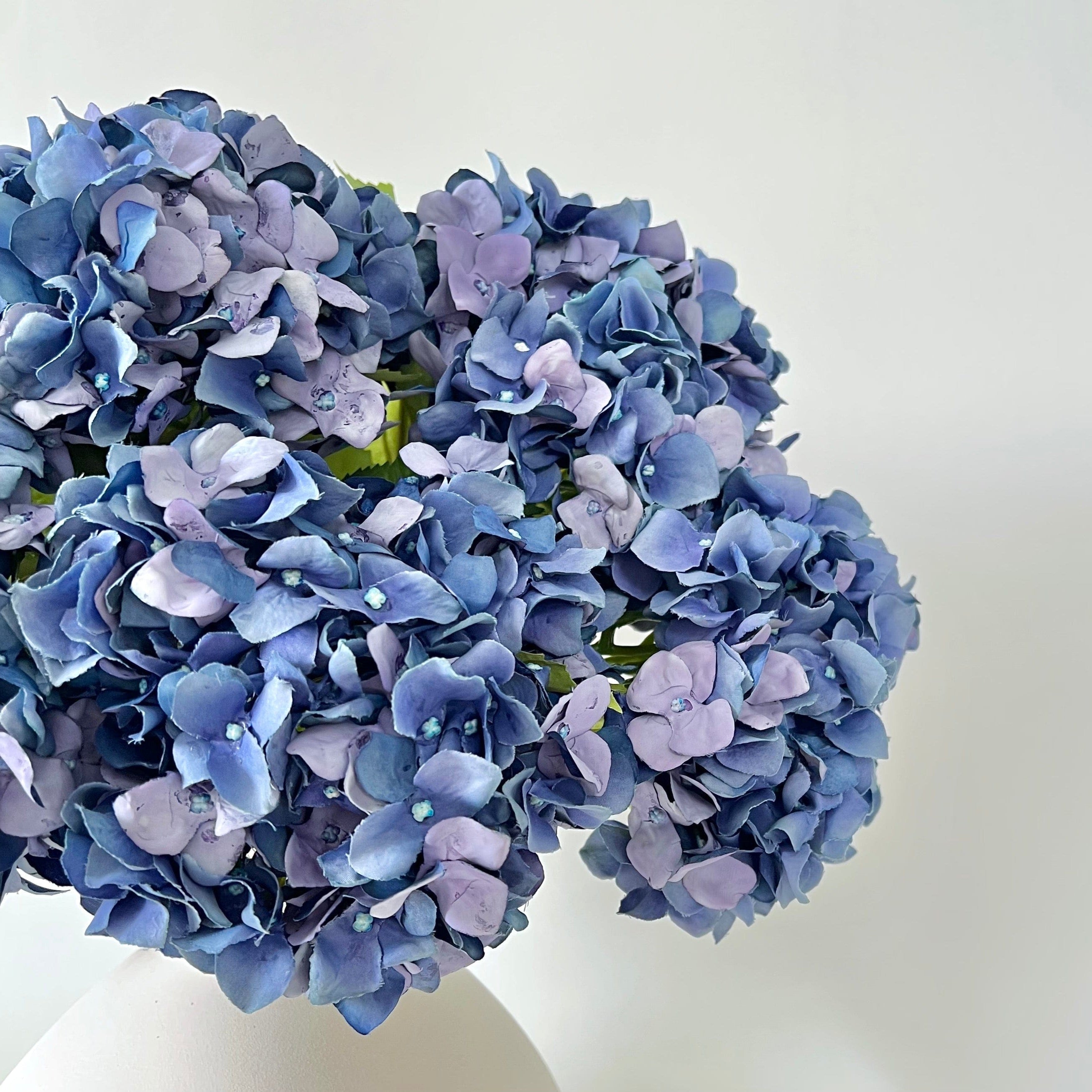 Realistic Artificial Blue Dried Hydrangea ABY5070BL by The Faux Flower Company
