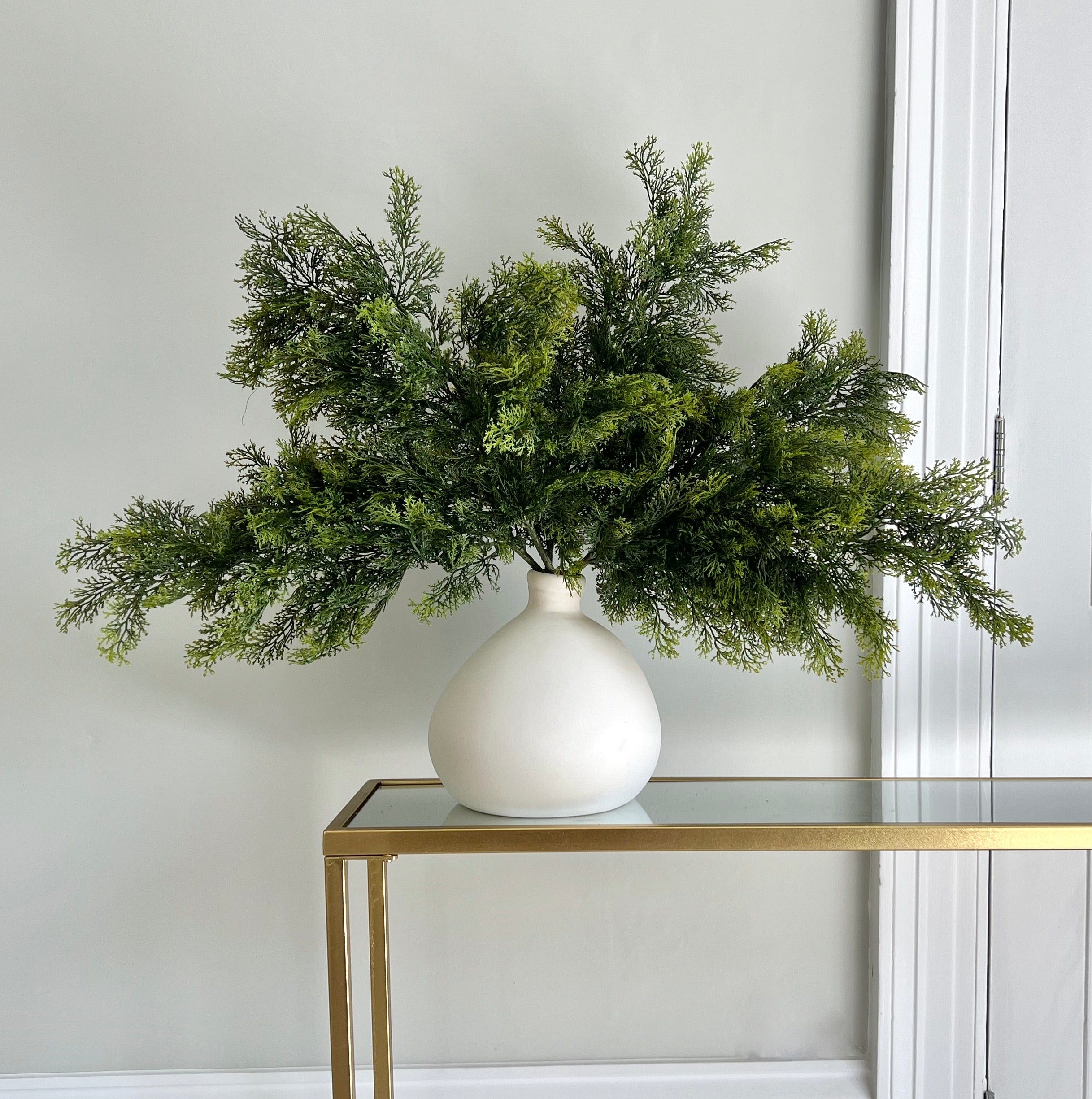 Realistic Artificial Cypress Bush ABZ3187GR by The Faux Flower Company