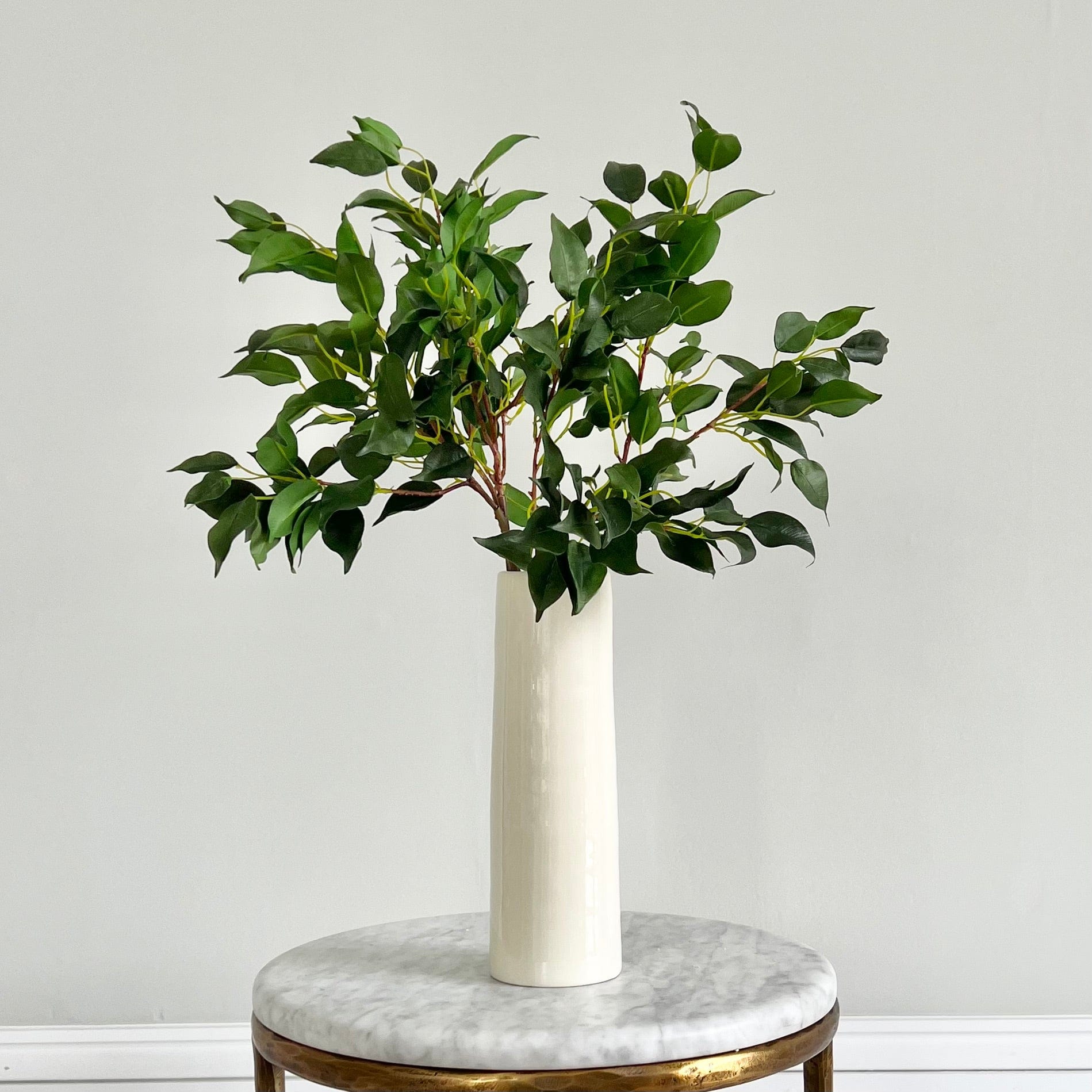 Realistic Artificial Green Ficus Leaves ABY1067GR by The Faux Flower Company