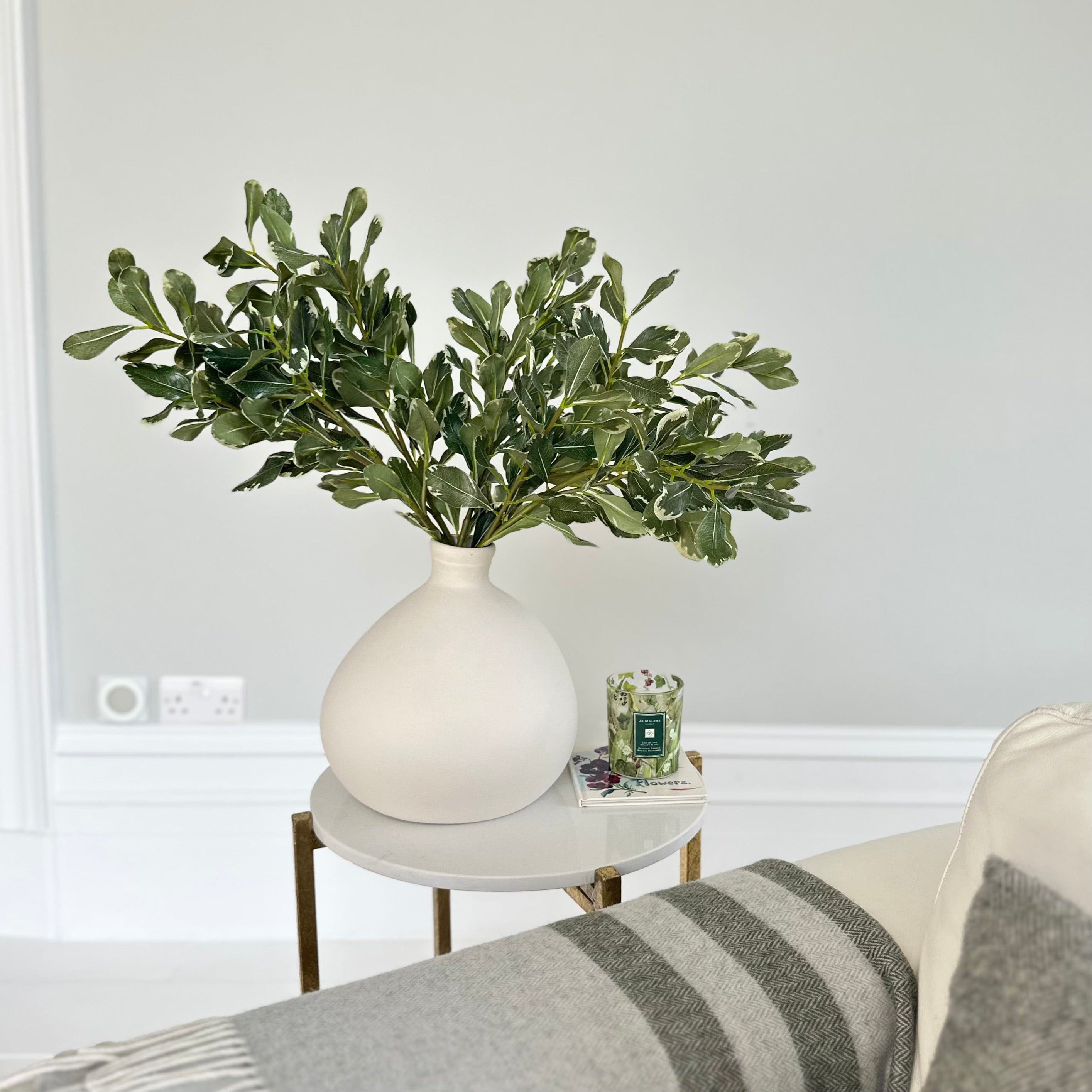 Realistic Artificial Green Pittosporum Leaves ABY1207GR by The Faux Flower Company