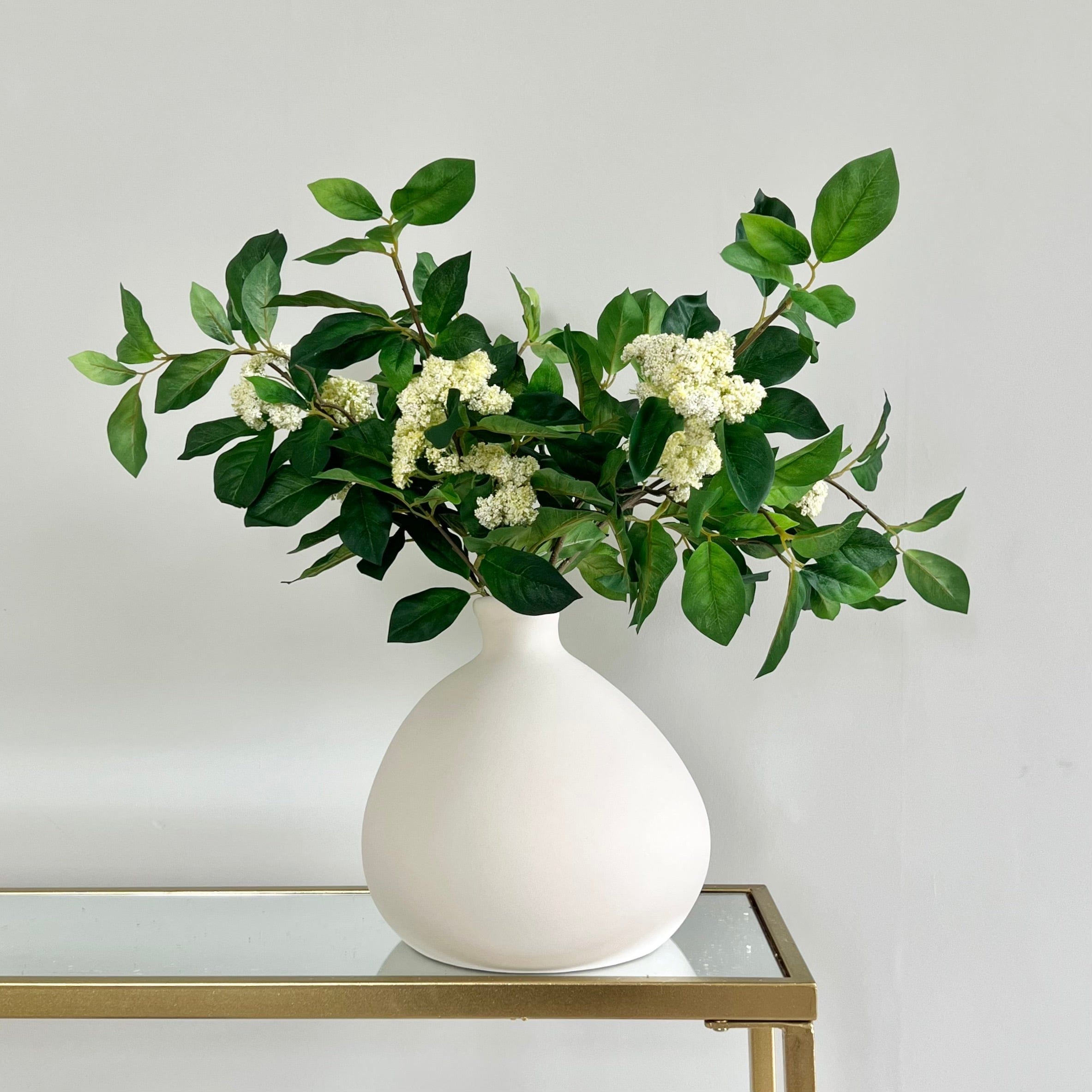 Realistic Artificial Green Queen Anne's Lace Spray ABZ1132GR by The Faux Flower Company