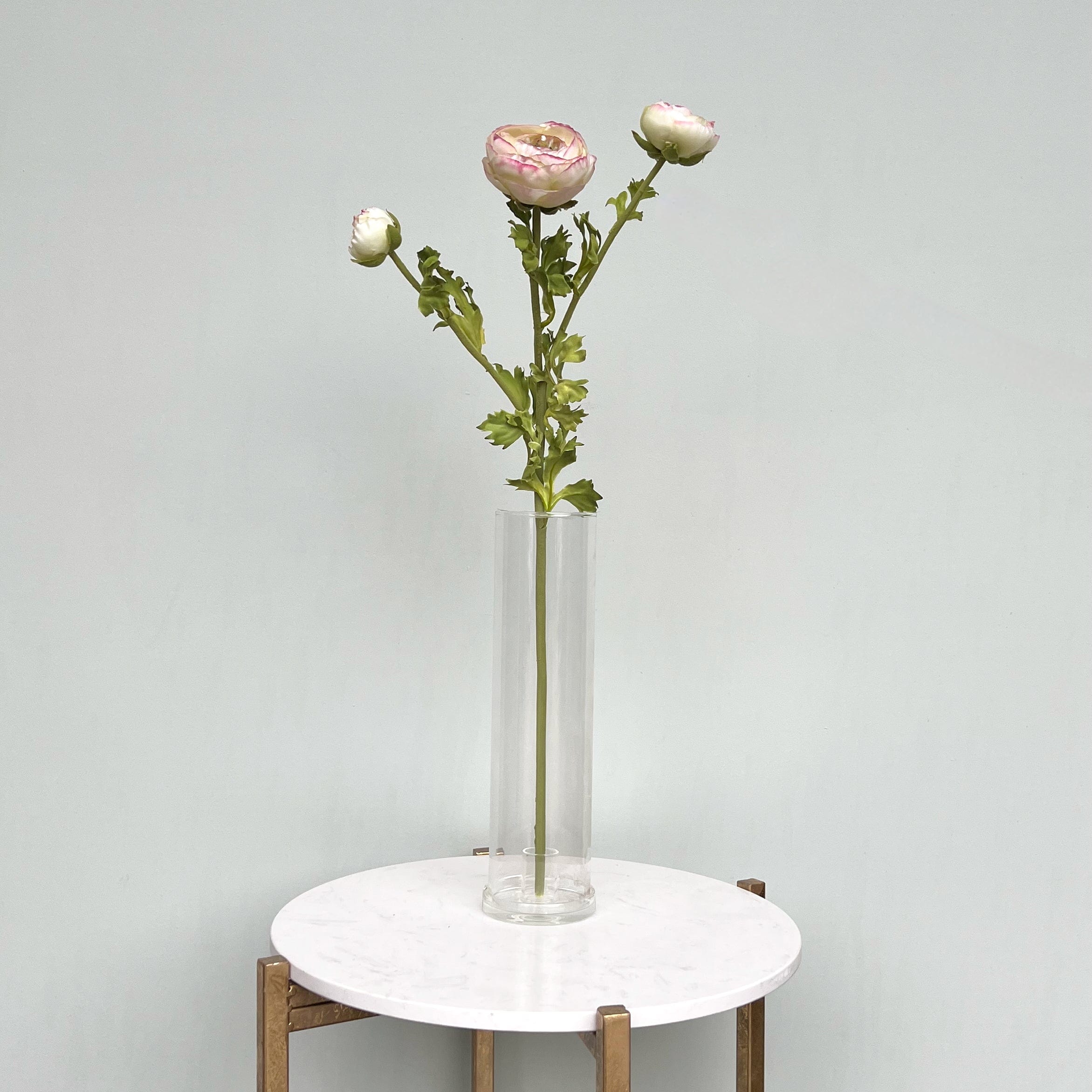 Realistic Artificial Green Ranunculus ABY5767GR by The Faux Flower Company