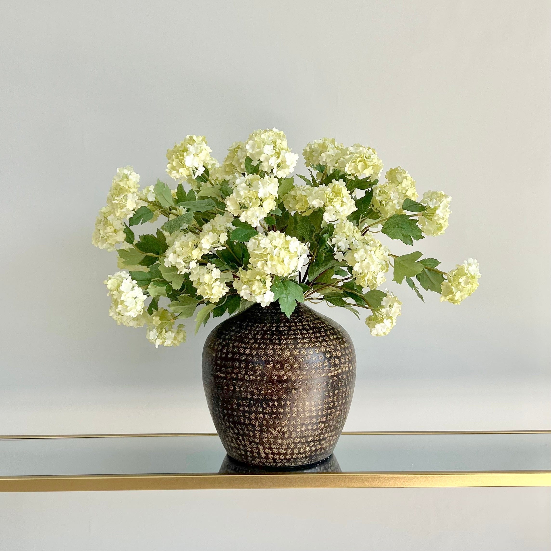 Realistic Artificial Green Viburnum ABX5752GR by The Faux Flower Company