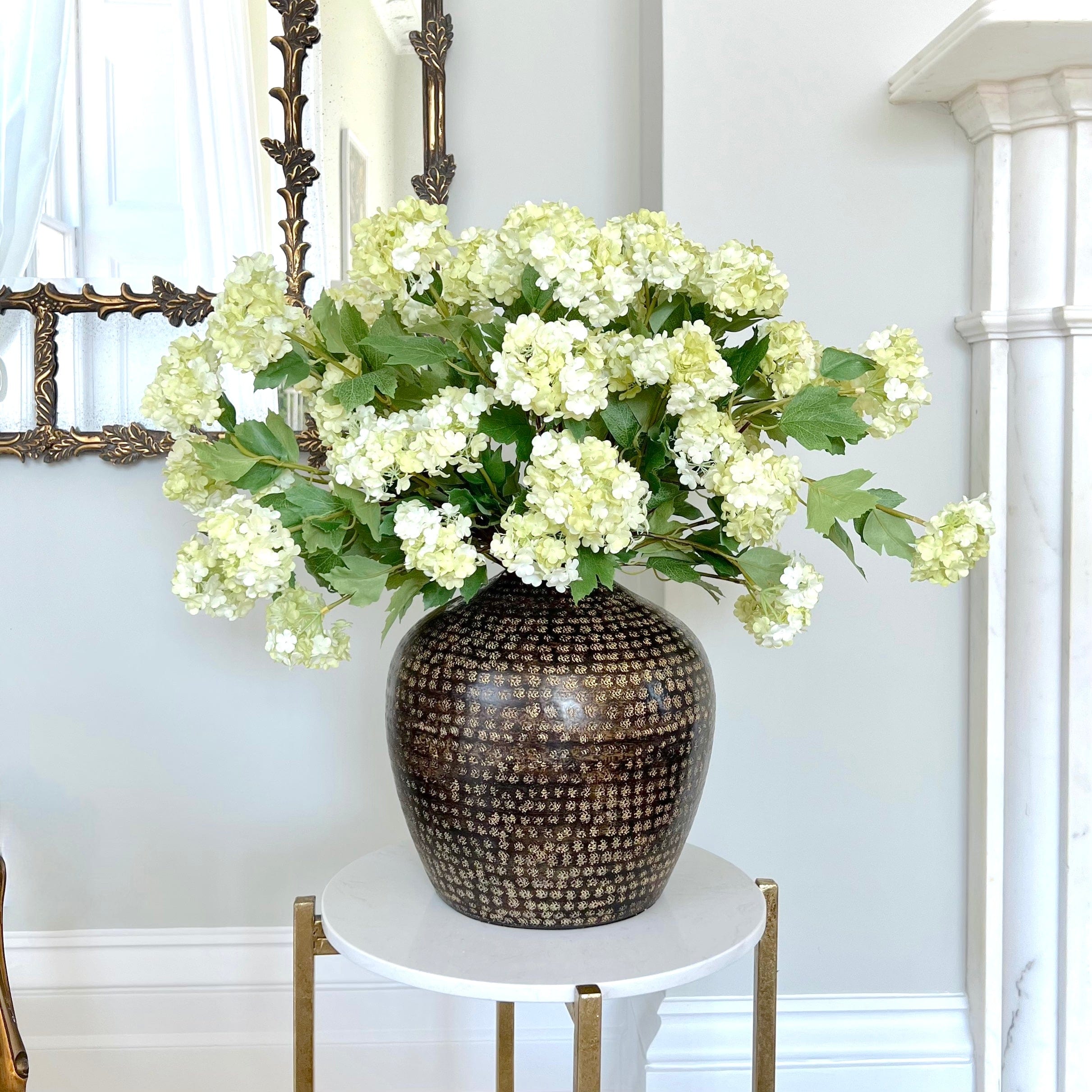 Realistic Artificial Green Viburnum ABX5752GR by The Faux Flower Company