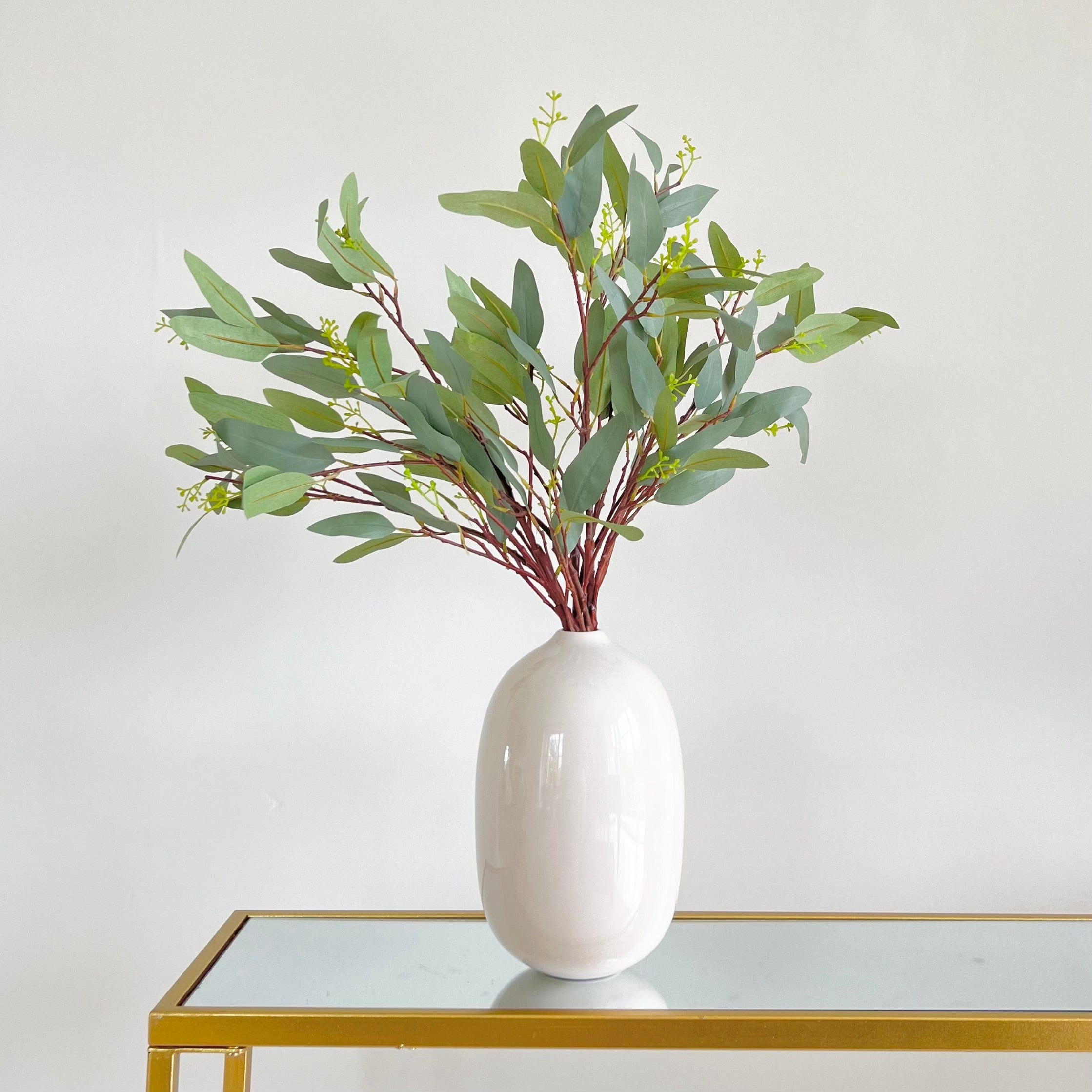 Realistic Artificial Green Willow Eucalyptus ABX1294GR by The Faux Flower Company