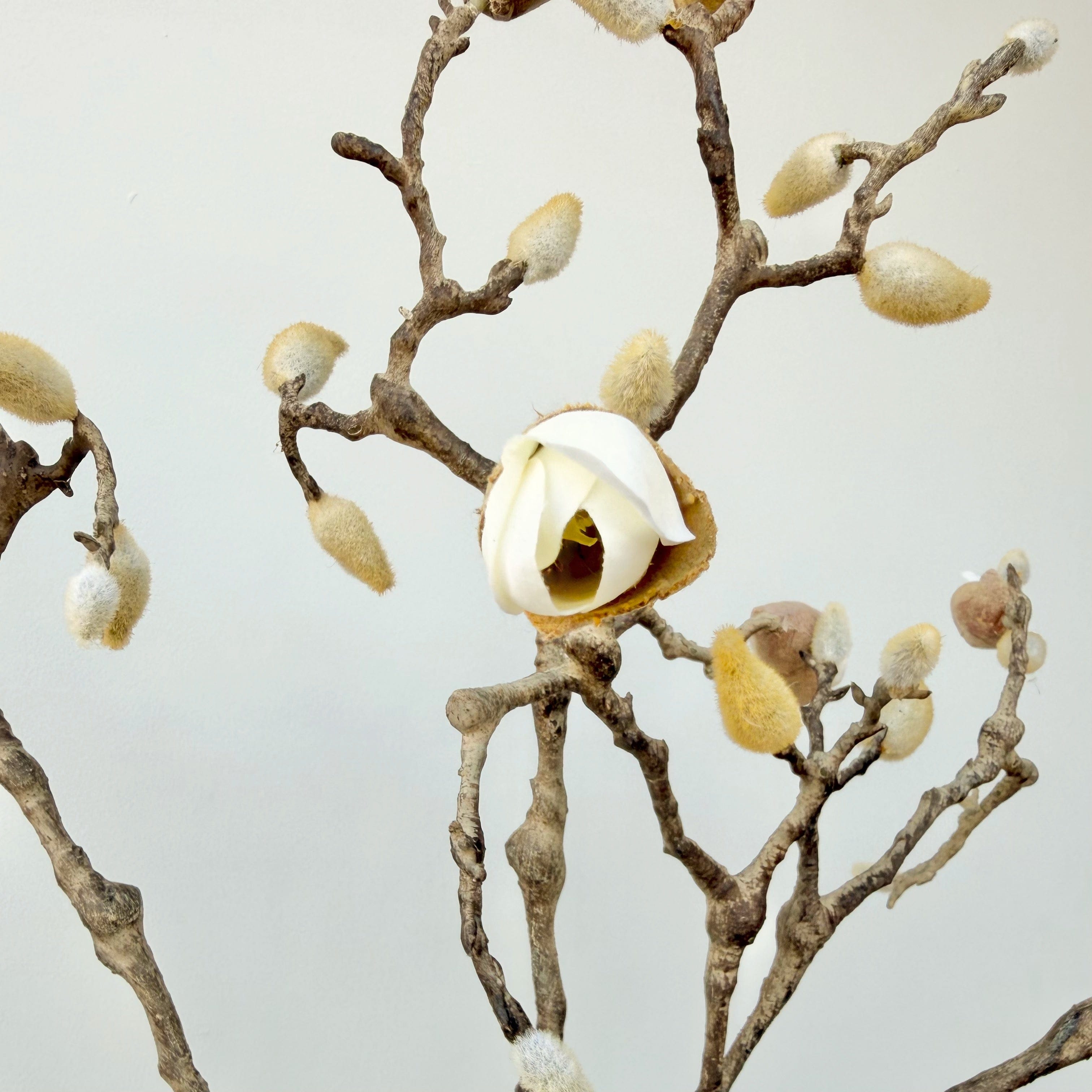 Realistic Artificial Magnolia Branch with Buds ABZ4126BR by The Faux Flower Company