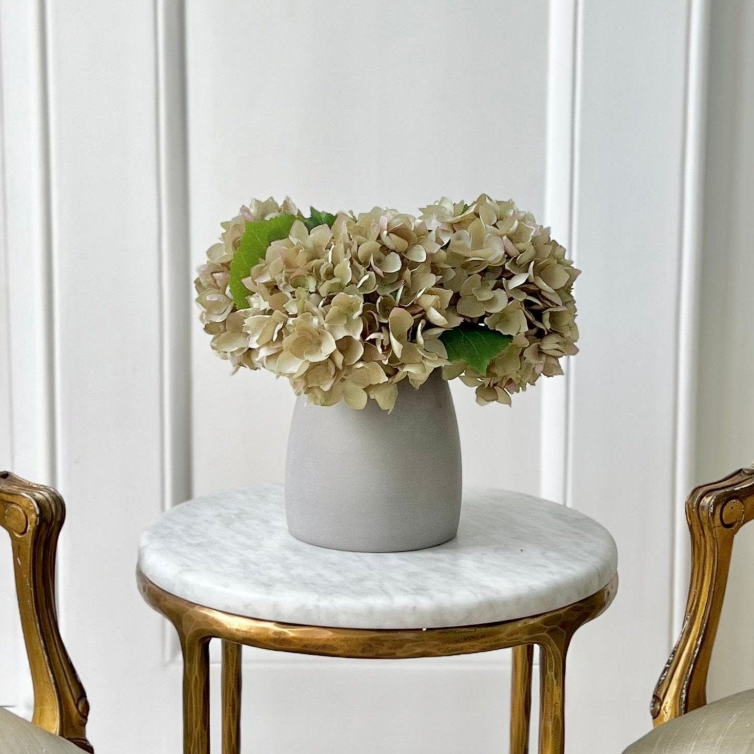 Realistic Artificial Sage Green Hydrangea ABX5005GR by The Faux Flower Company