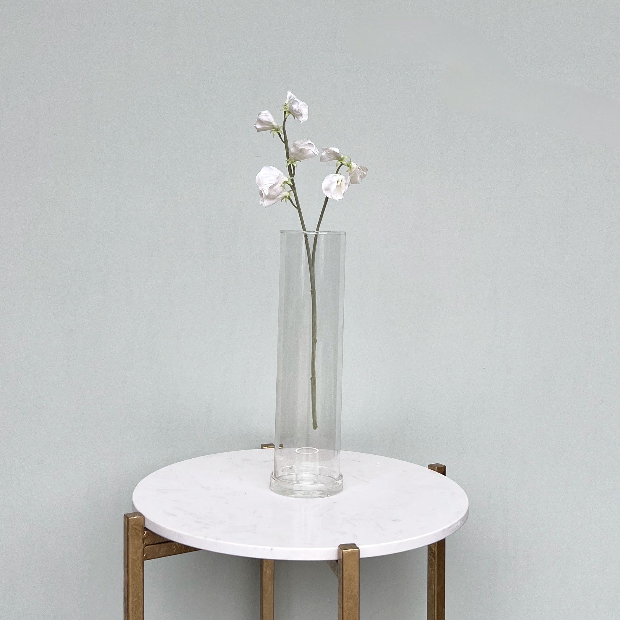 Realistic Artificial Small White Sweet Pea ABX1262WH by The Faux Flower Company