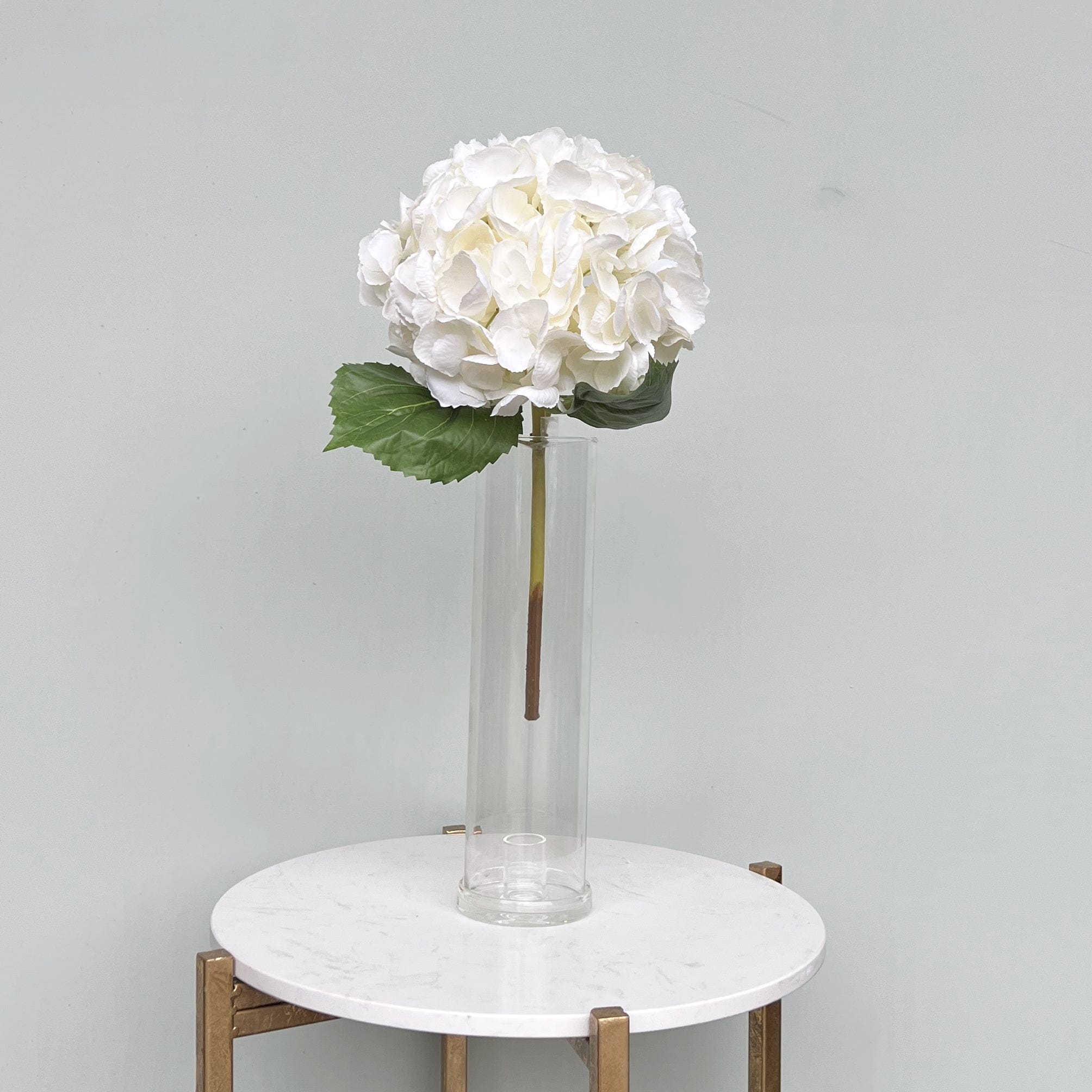 Realistic Artificial White Hydrangea ABX5001WH-36 by The Faux Flower Company
