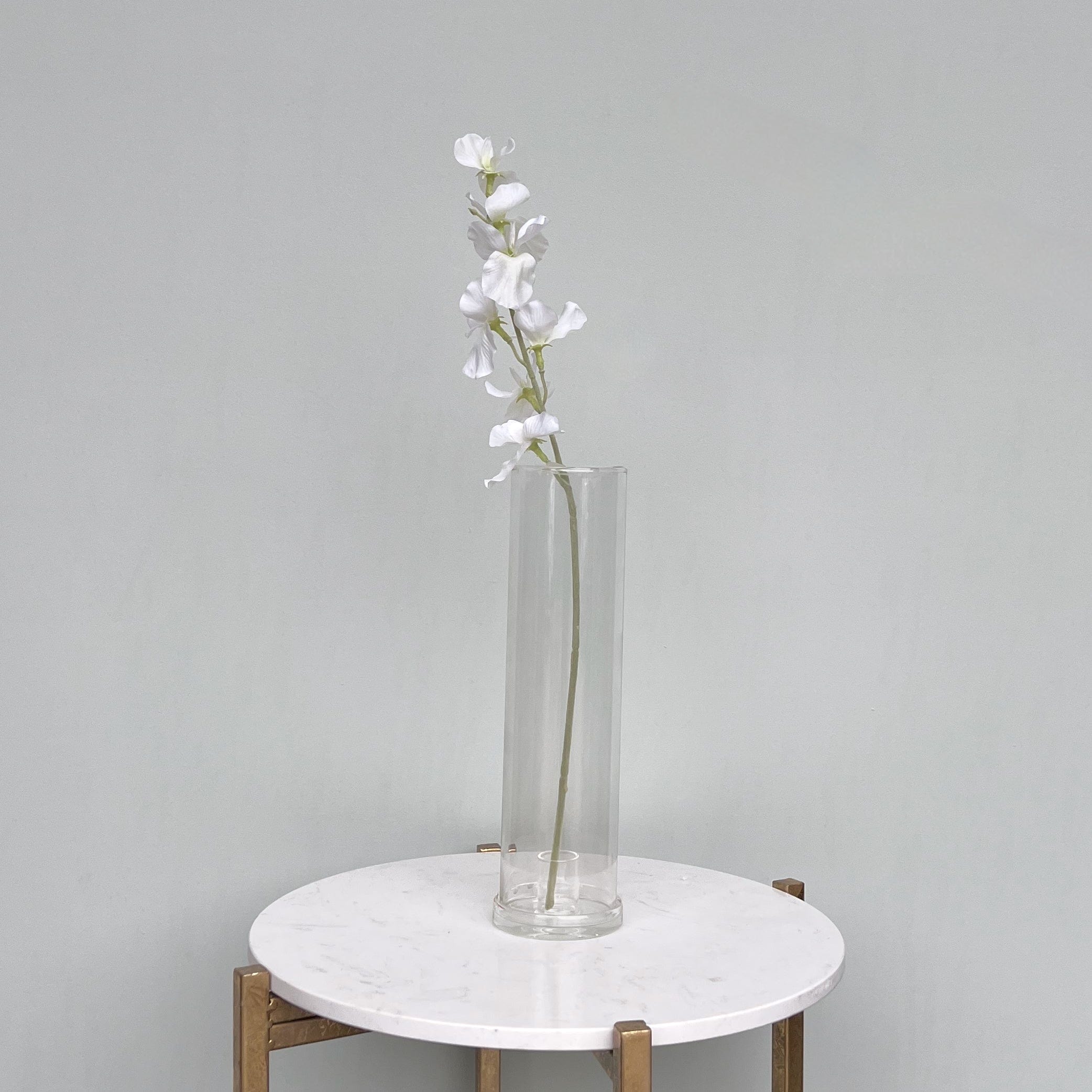 Realistic Artificial White Sweet Pea ABX3574WH by The Faux Flower Company