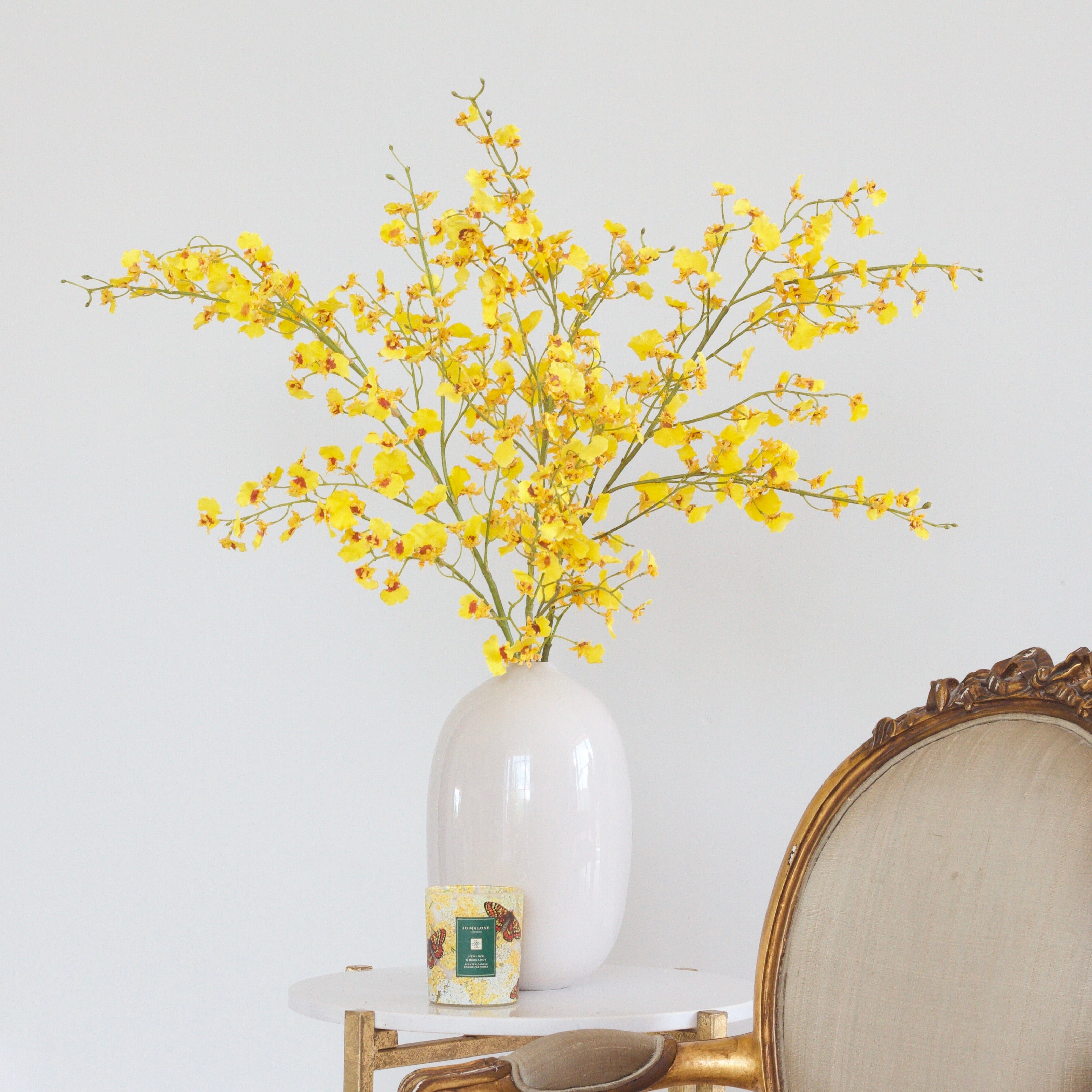 Realistic Artificial Yellow Oncidium Orchid ABY7044YL by The Faux Flower Company