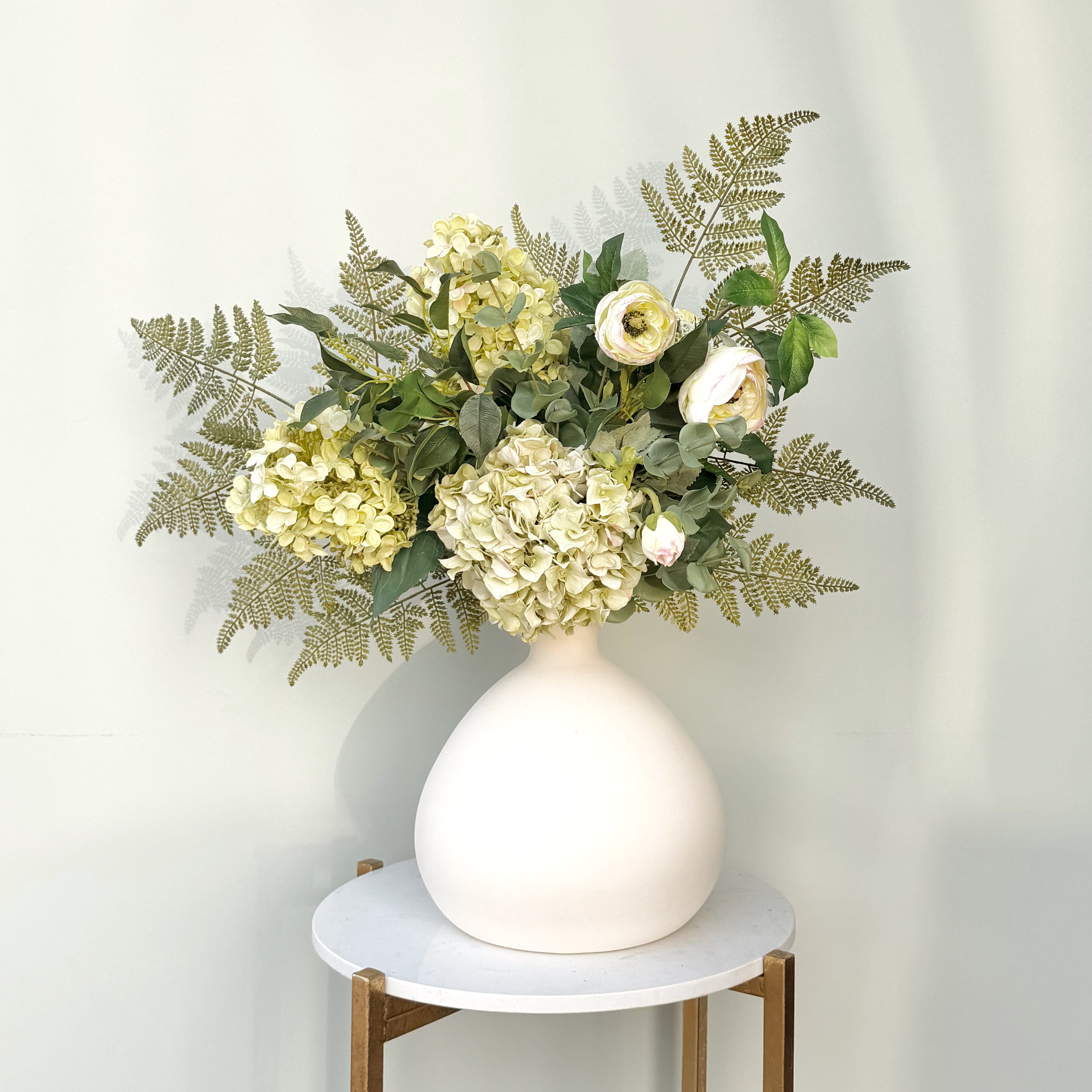 Realistic Born In May: Emerald Flower Bouquet & Vase Set MAY BQ + ABP1747 by The Faux Flower Company