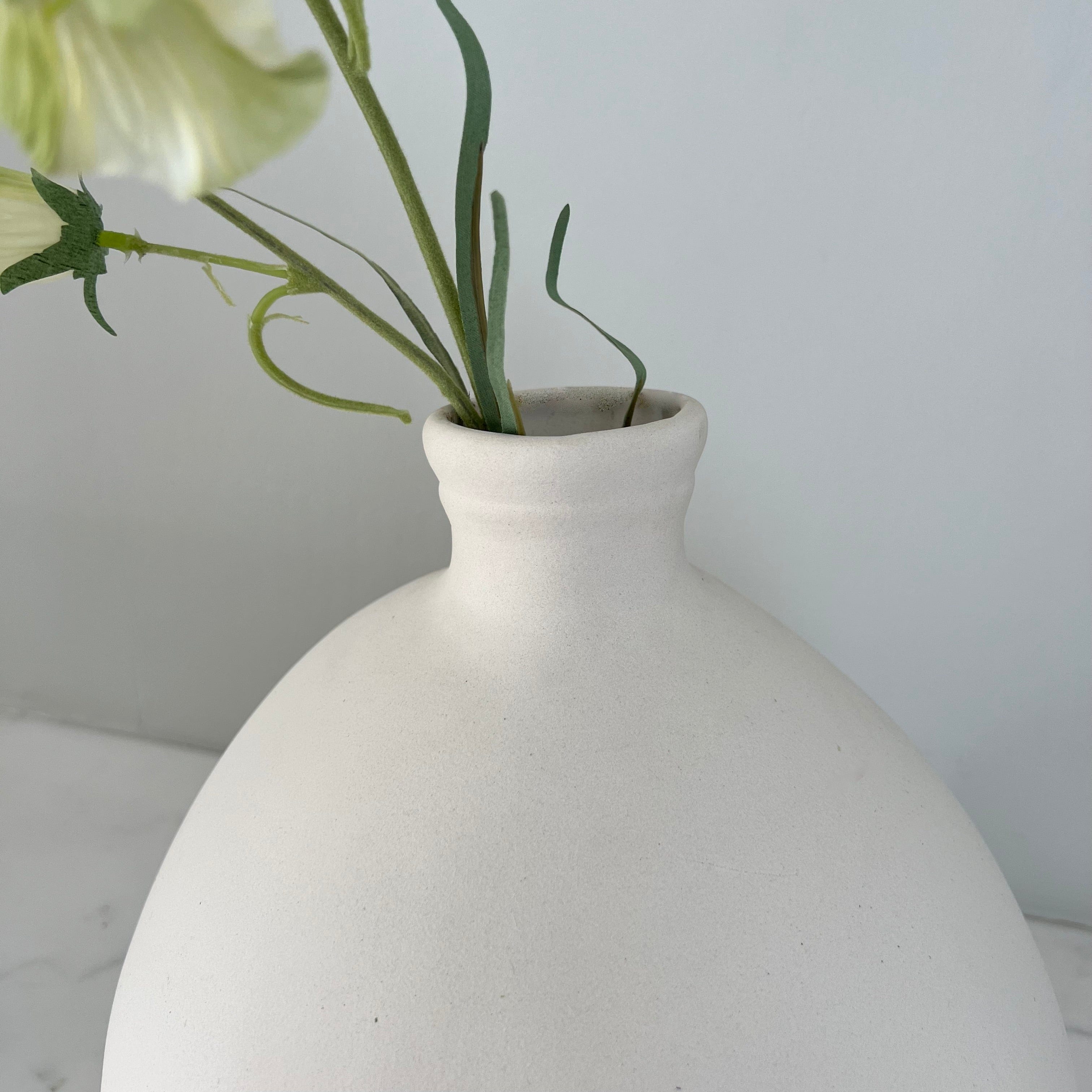 Realistic Burford Vase ABP1747 by The Faux Flower Company