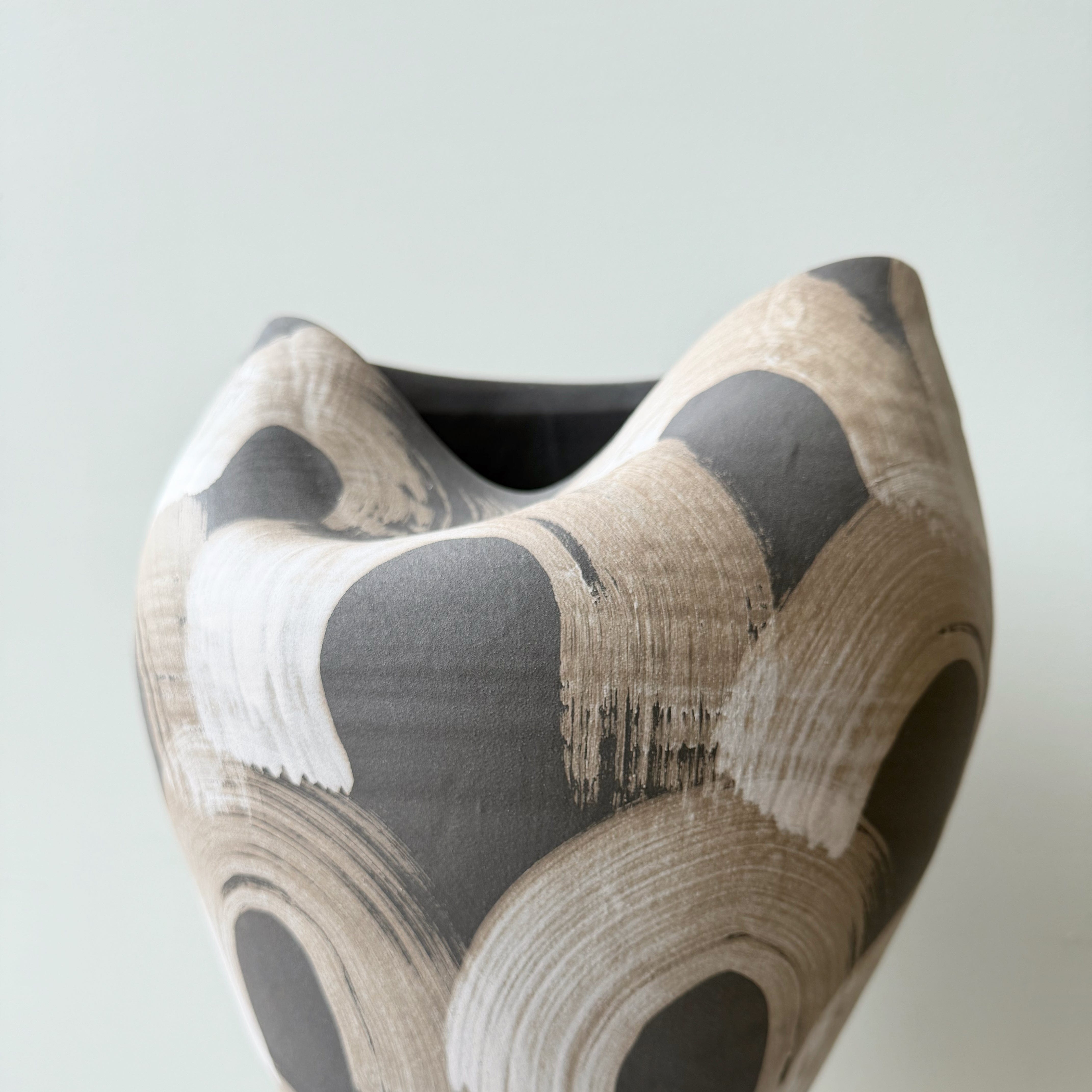 Realistic Large Abstract Patterned Porcelain Vase AHCH-0510 by The Faux Flower Company