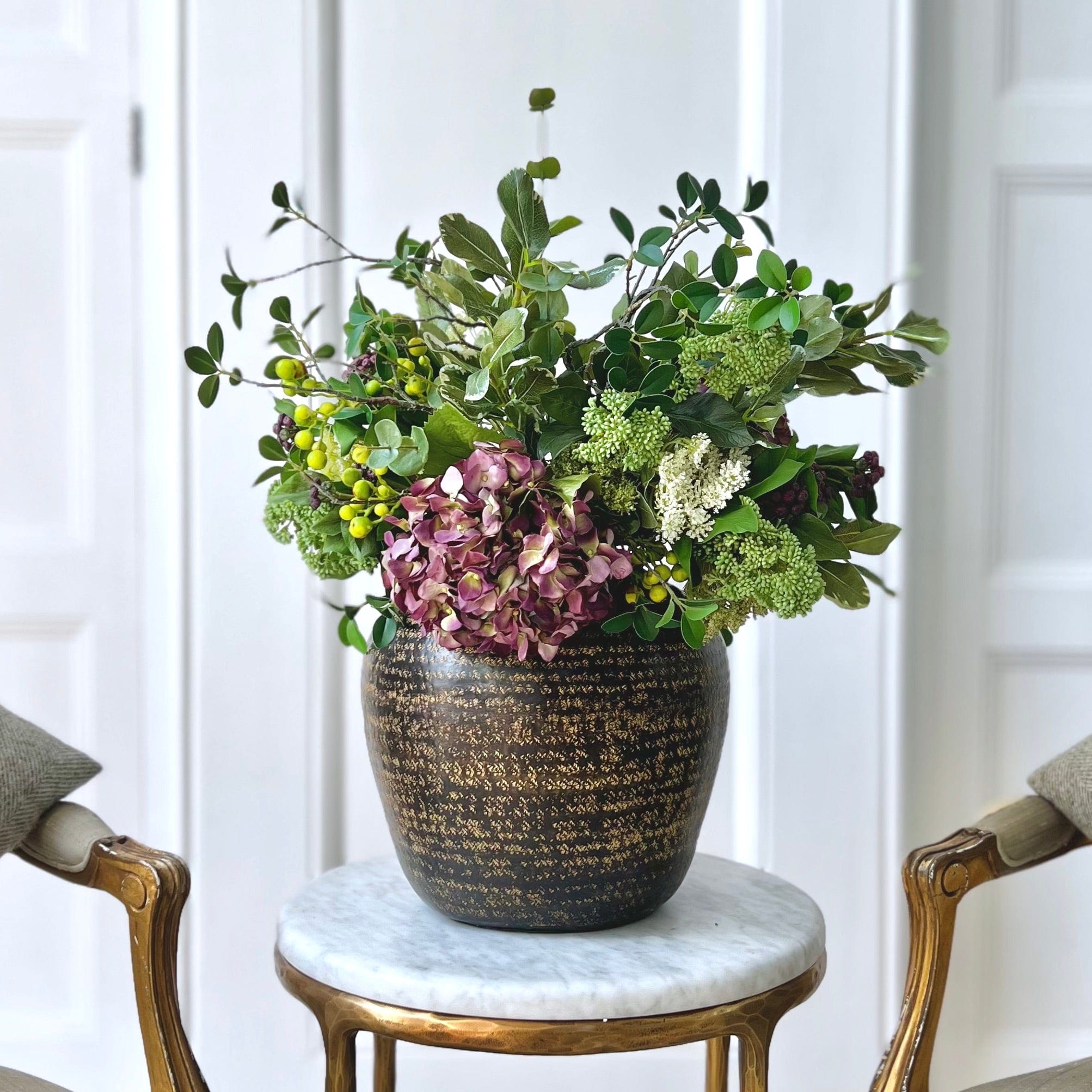 Realistic Autumnal Aura Arrangement by The Faux Flower Company