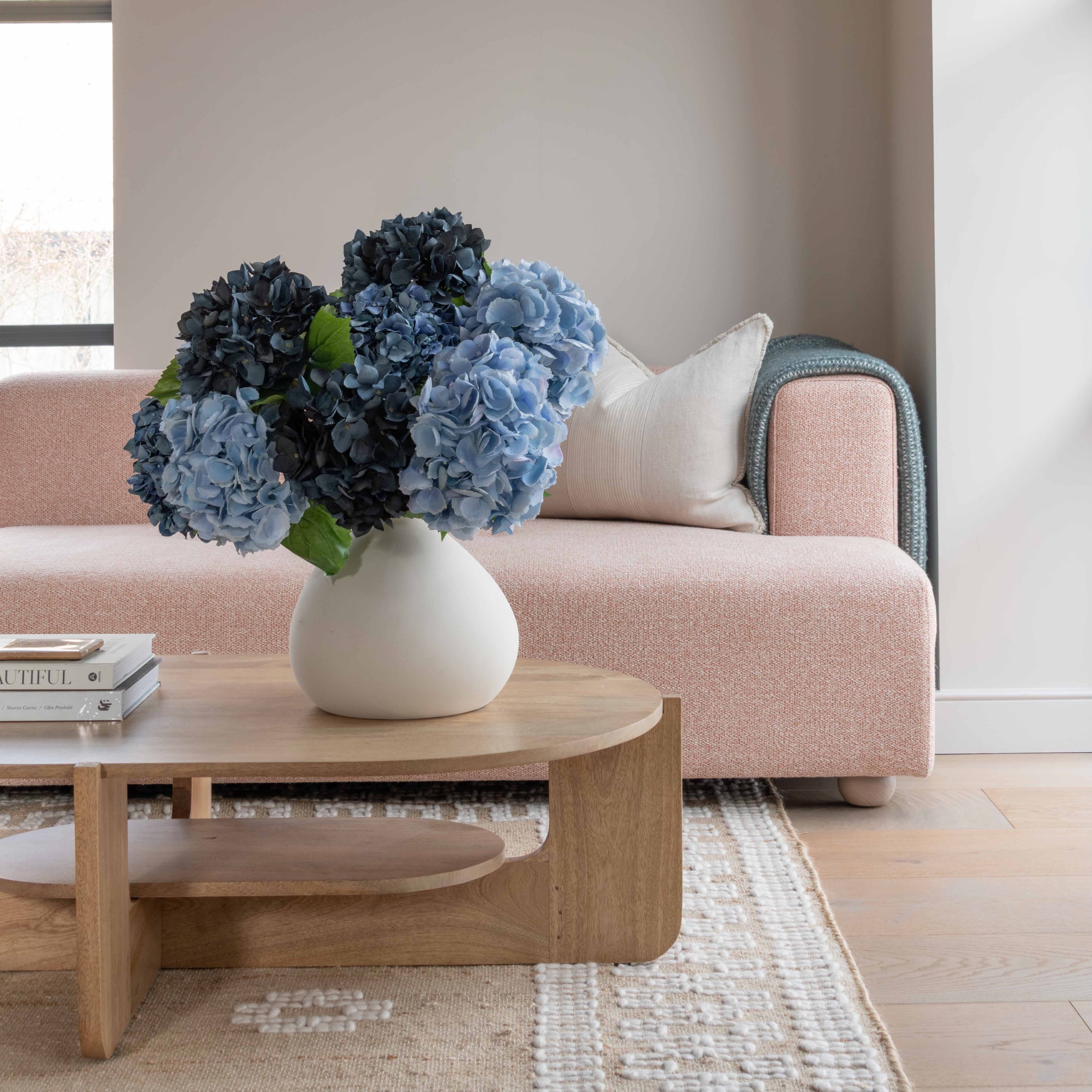 Realistic Maison Bleu Artificial Flower Arrangement by The Faux Flower Company