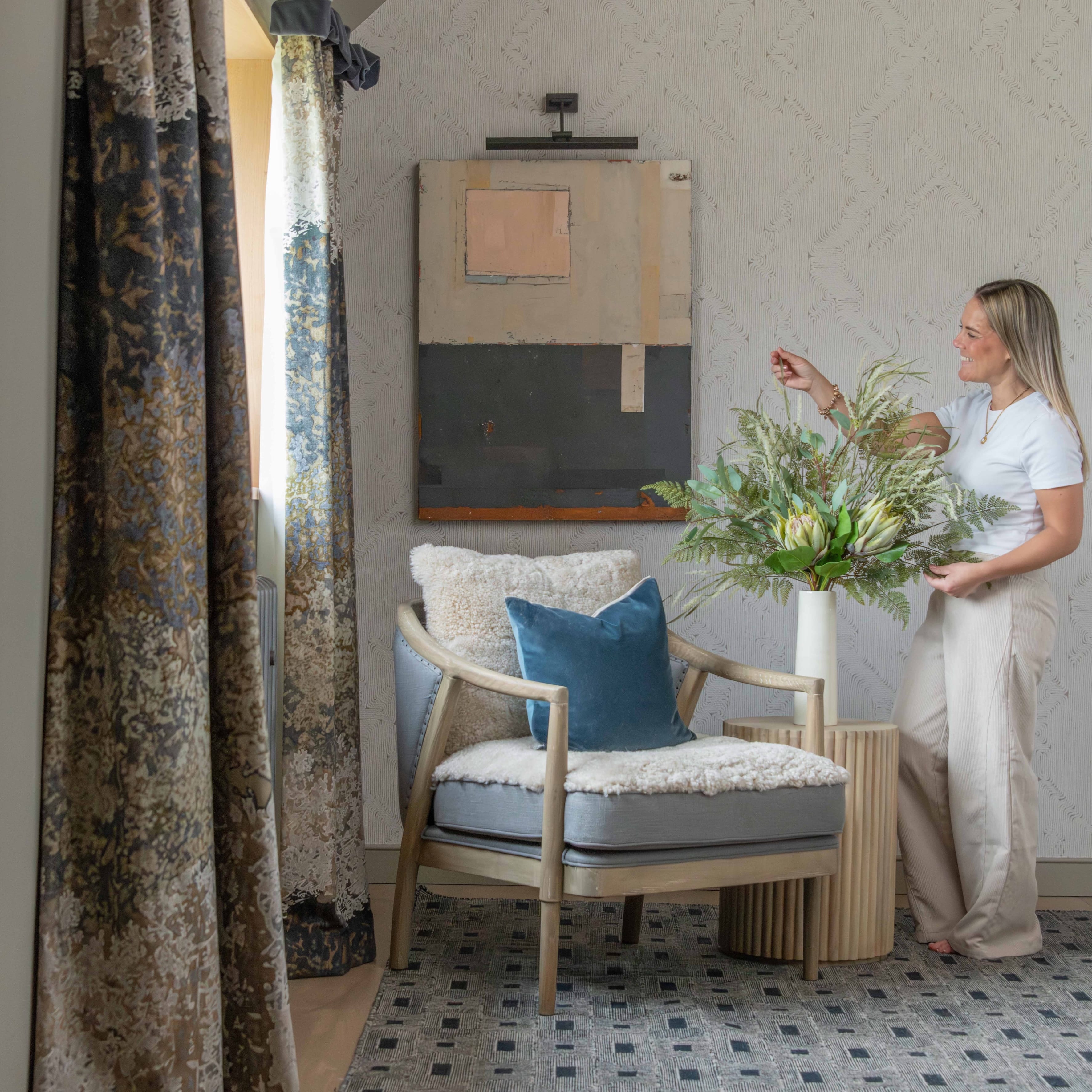 Realistic Printemps à Paris Artificial Flower Arrangement by The Faux Flower Company