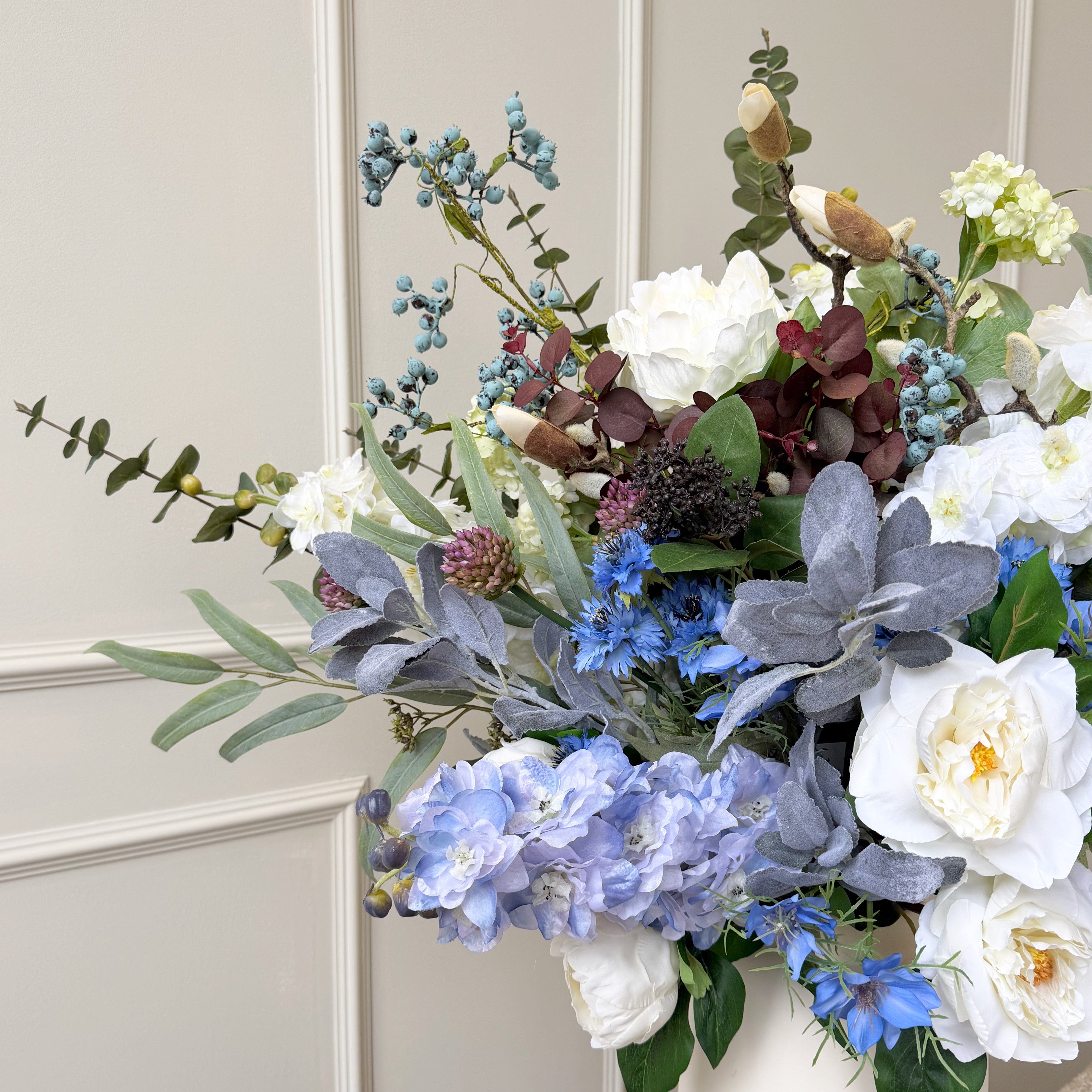 Realistic Under Parisian Skies Artificial Flower Arrangement by The Faux Flower Company