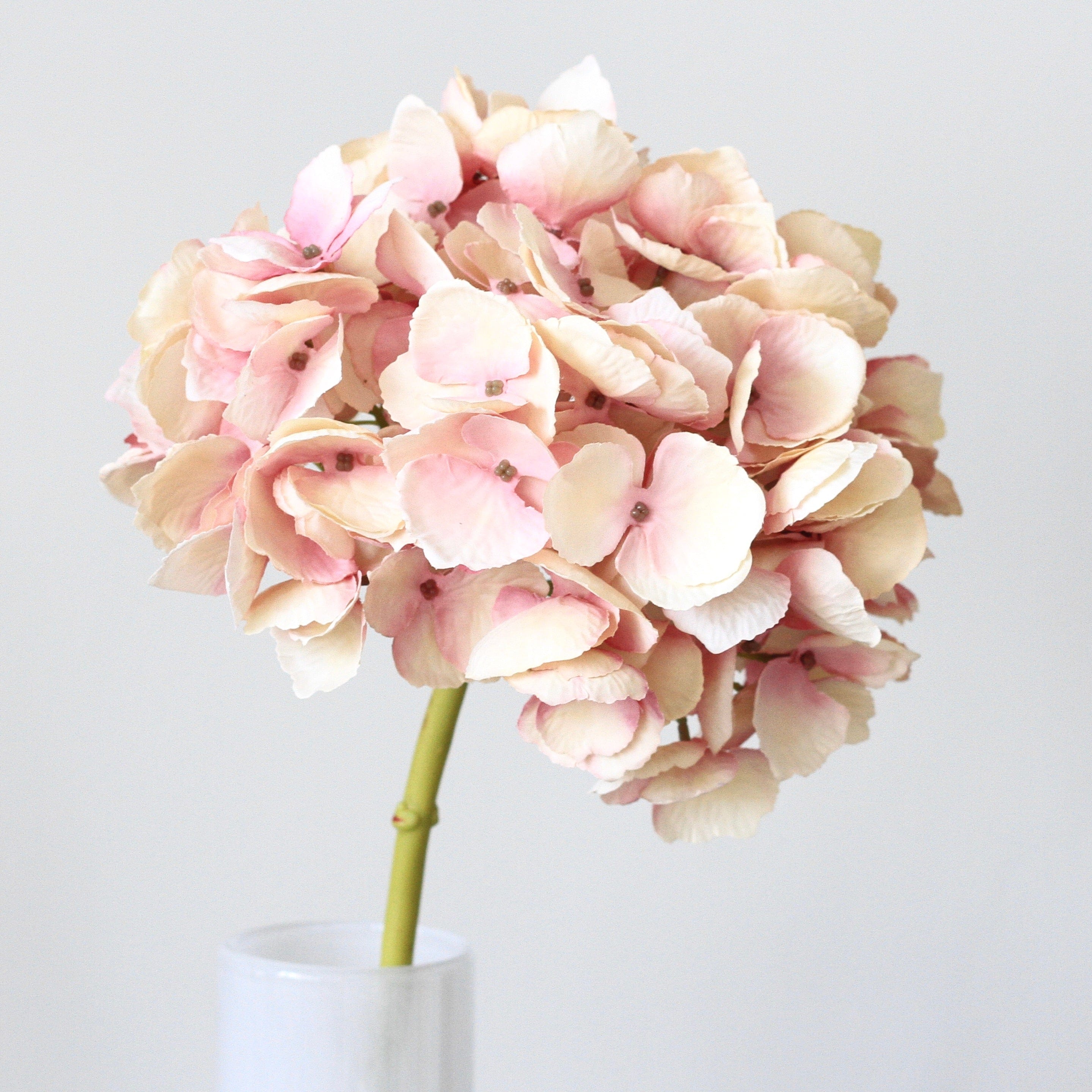 Realistic Artificial Dusky Pink Hydrangea ABX5001DP by The Faux Flower Company
