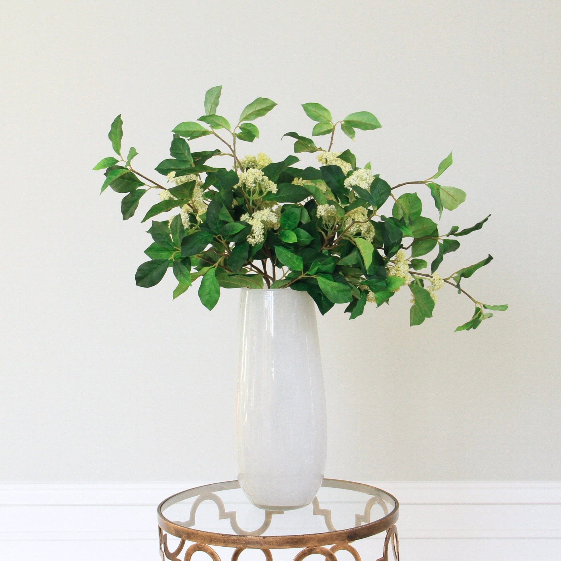 Realistic Artificial Green Queen Anne's Lace Spray ABZ1132GR by The Faux Flower Company