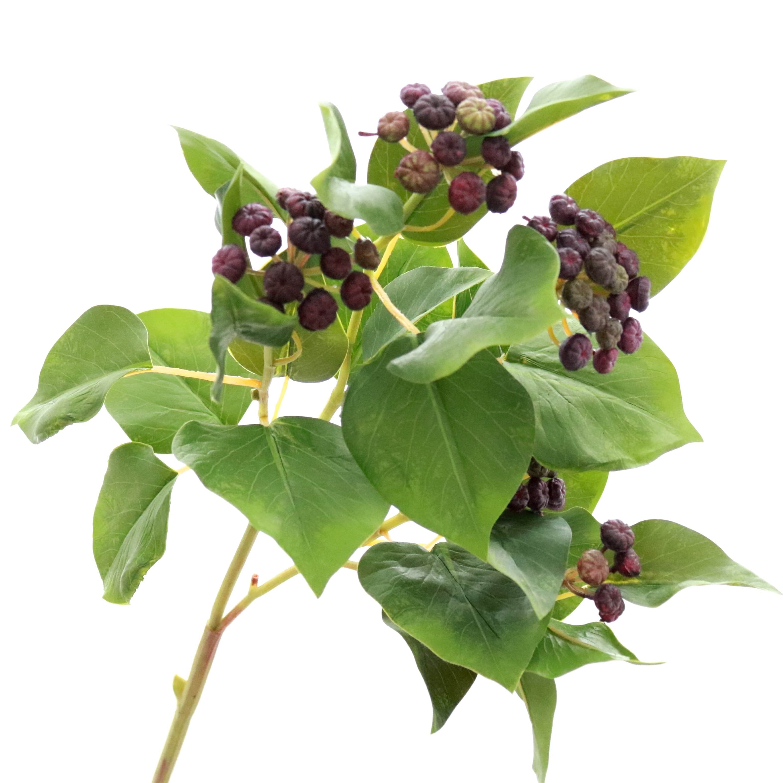 Realistic Artificial Ivy with Purple Berries ABY1017PU by The Faux Flower Company