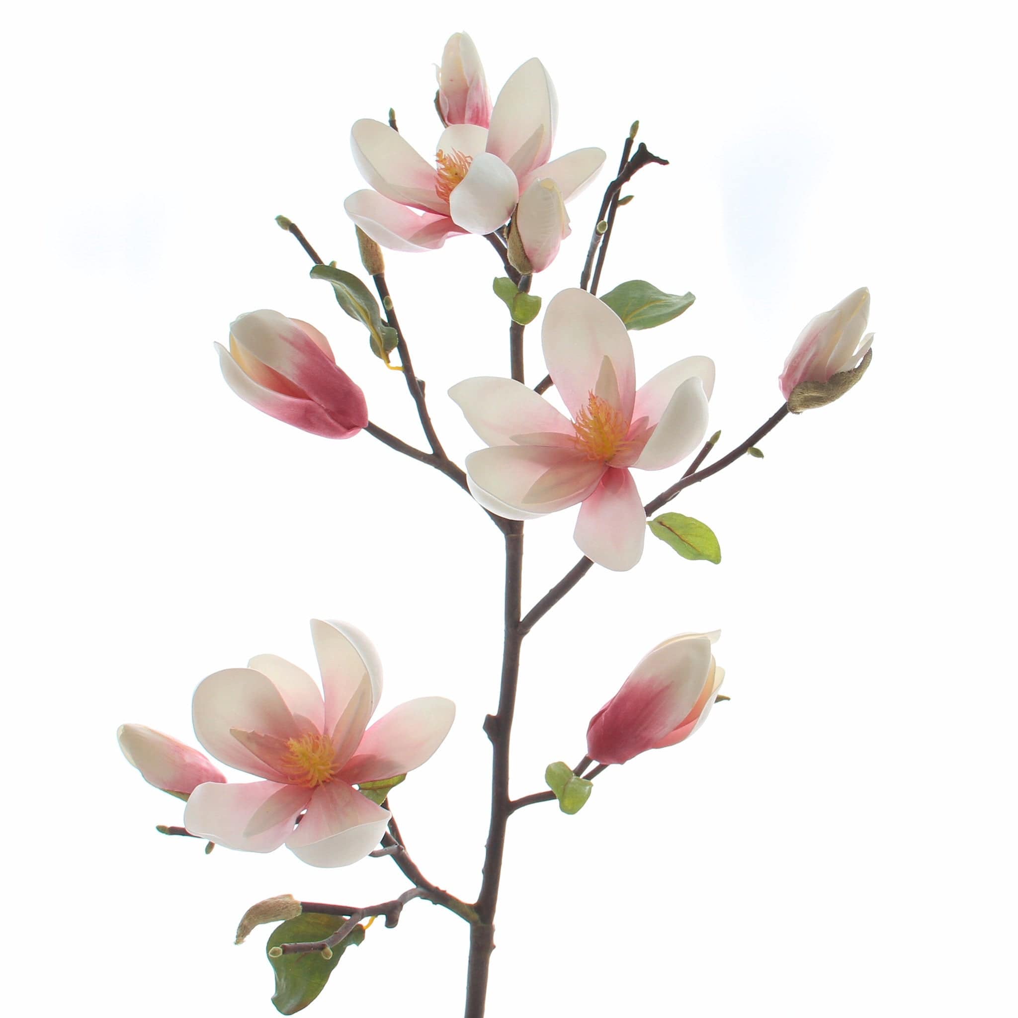 Realistic Artificial Pink Tall Magnolia ABY7098PK by The Faux Flower Company