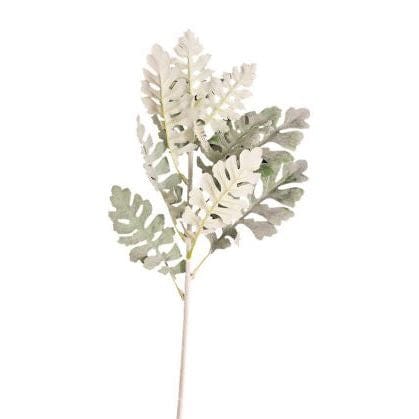 Realistic Artificial Silver Senecio Leaf ABX5083GR by The Faux Flower Company