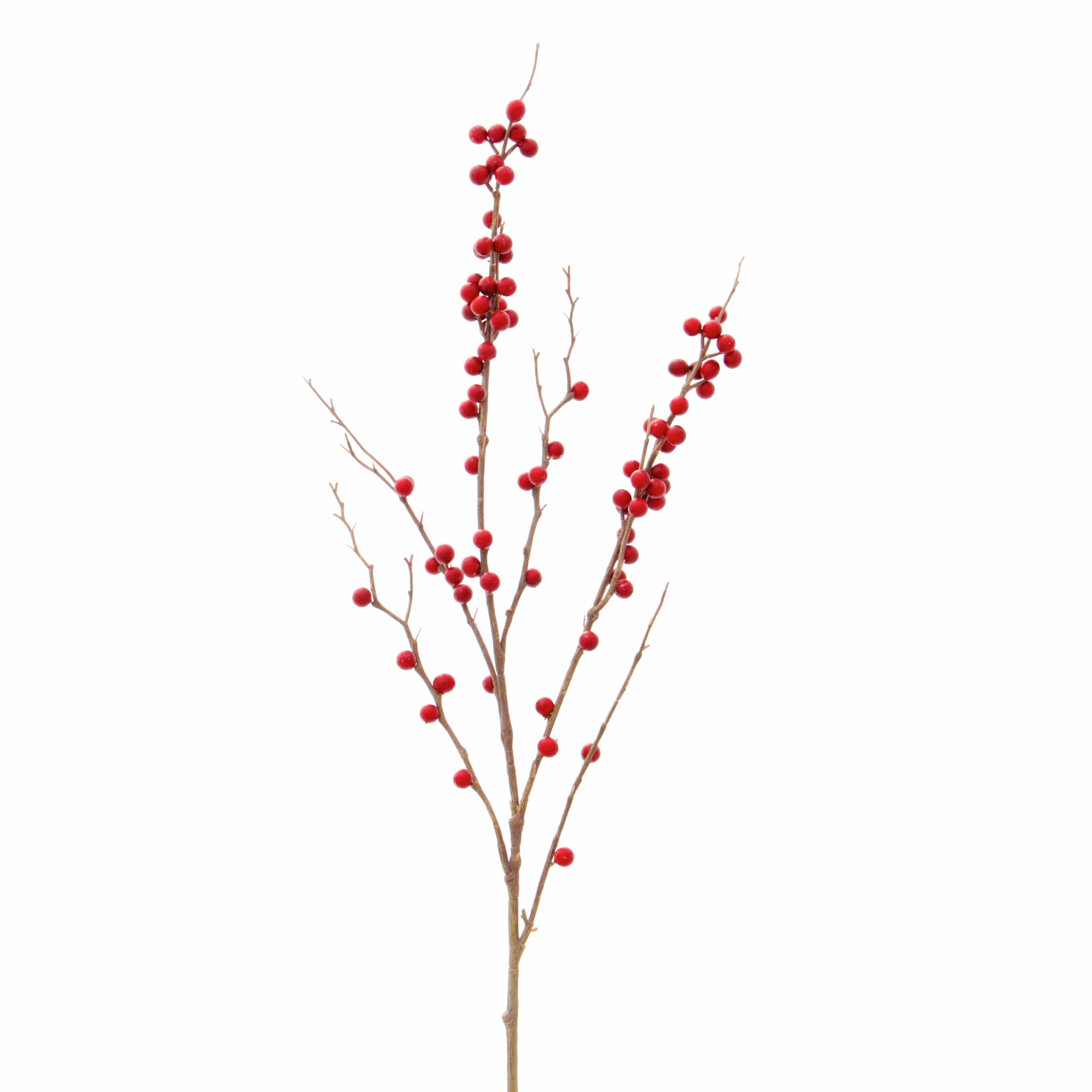 Realistic Artificial Tall Red Berries ABX3783RD by The Faux Flower Company
